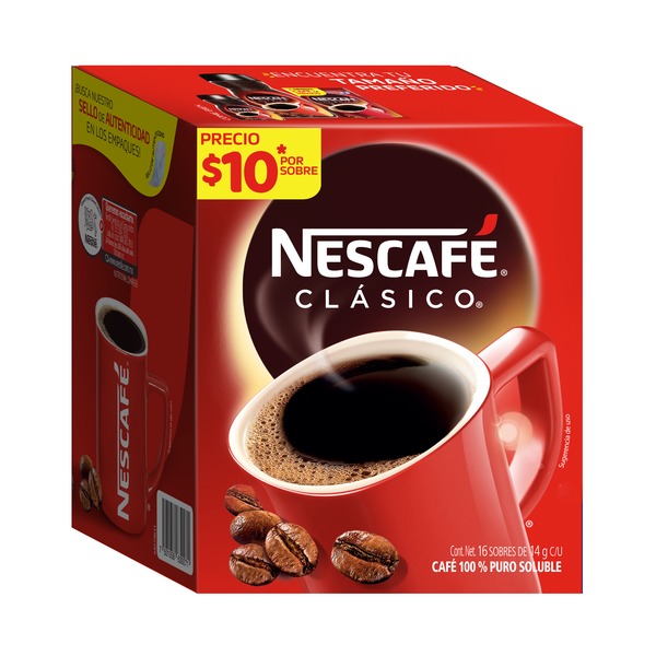 Nescafe Clasico 16 sobres/14 g