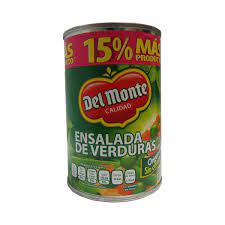 Ensalada de verduras Del monte 400g