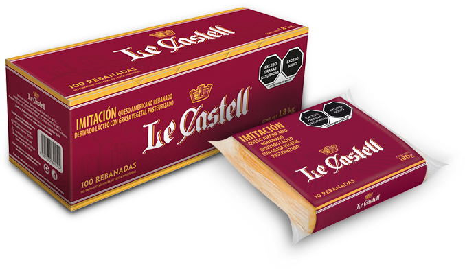 Queso amarillo Le castell 10pzs