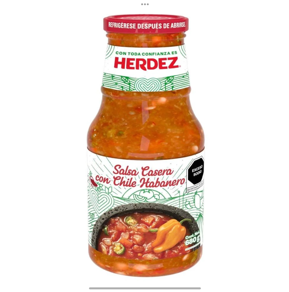 Salsa Casera con Habanero Herdez 240gr