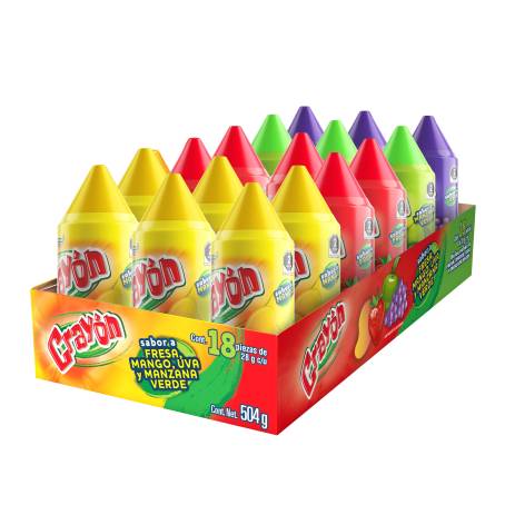 Dulce crayon sabores