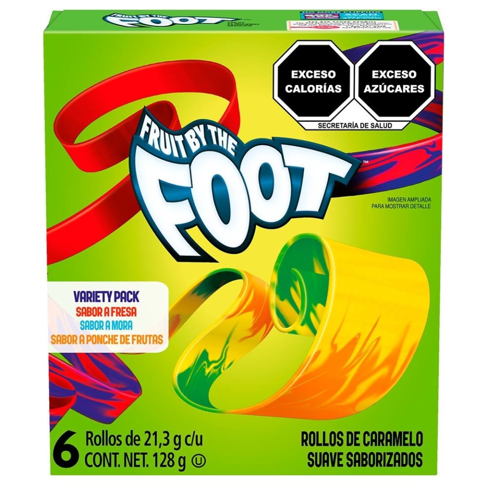 Dulce fruit foot roll 48pzs