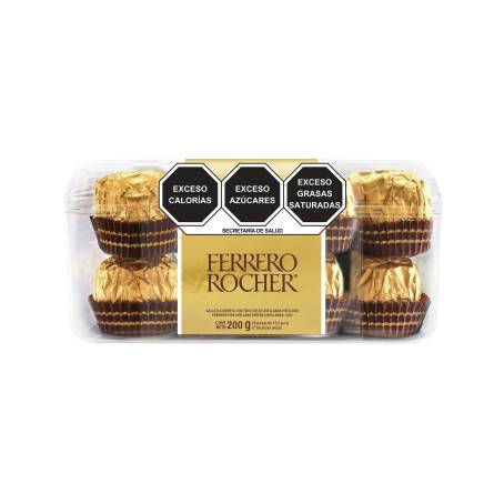 Ferrero Rocher 200g (16 piezas de 12.5g)