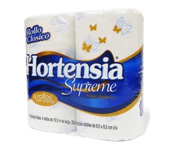 [7501050410151] Hortensia supreme papel higienico (4 rollos)