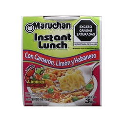 [041789001864] Maruchan  camaron/Habanero 12 pz