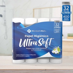 [078742107509] Ultra soft papel higienico members's mark (32 rollos)