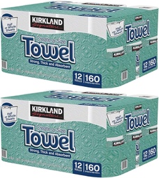 [096619512591] Toallas de papel premium kirkland (12 rollos)