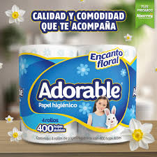 [7501050410670] Adorable papel higienico (6 rollos)