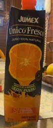 Jugo naranja unico fresco 960 ml