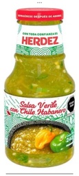 Salsa Verde con Habanero Herdez 240gr 24pz