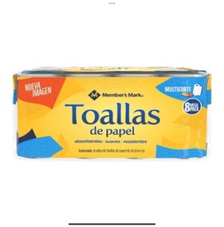 Bulto Toallas de Papel Member’s Mark 8pz